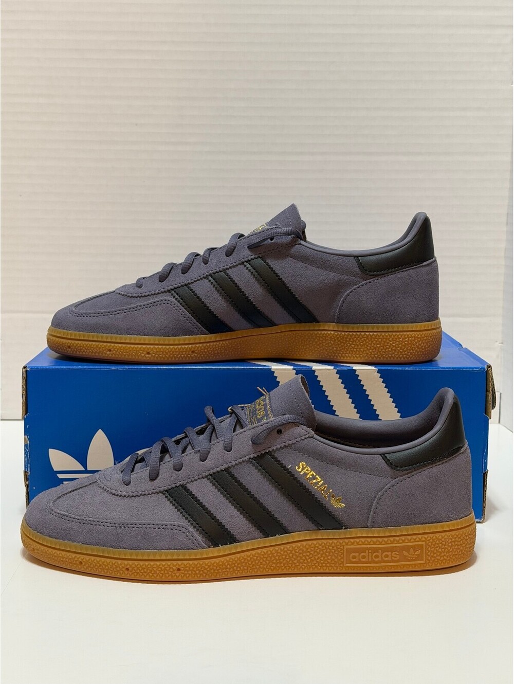 adidas Handball Spezial JR3847 Preloved Violet Black Gum Men's 9.5 New